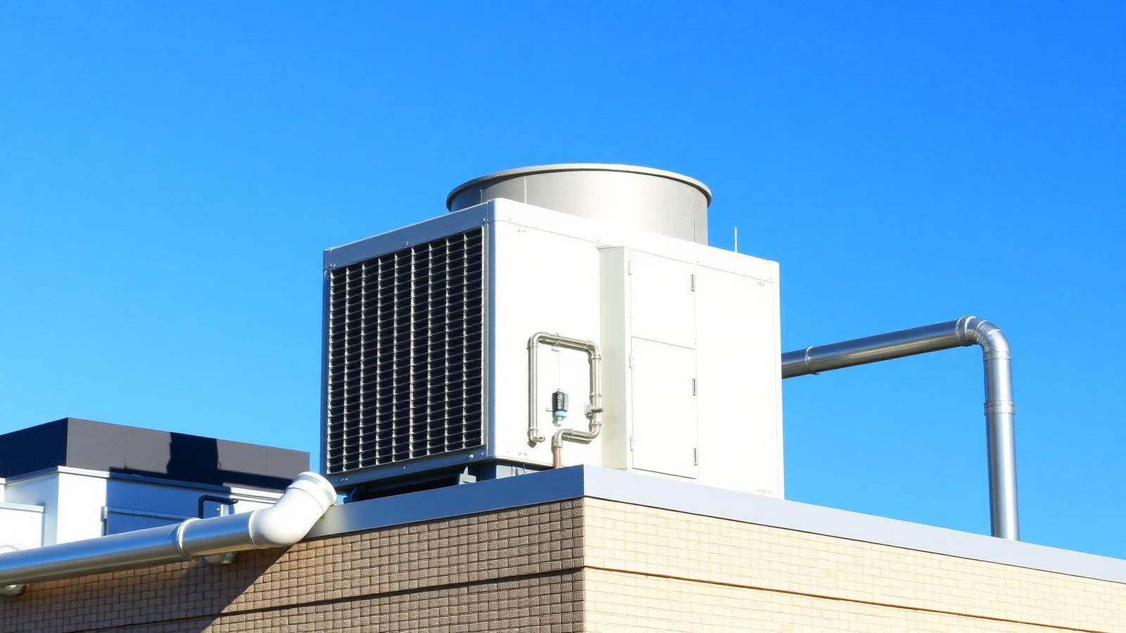 Side stream filtration for data centres — Commercial chilled water cooling tower on a UK building roof